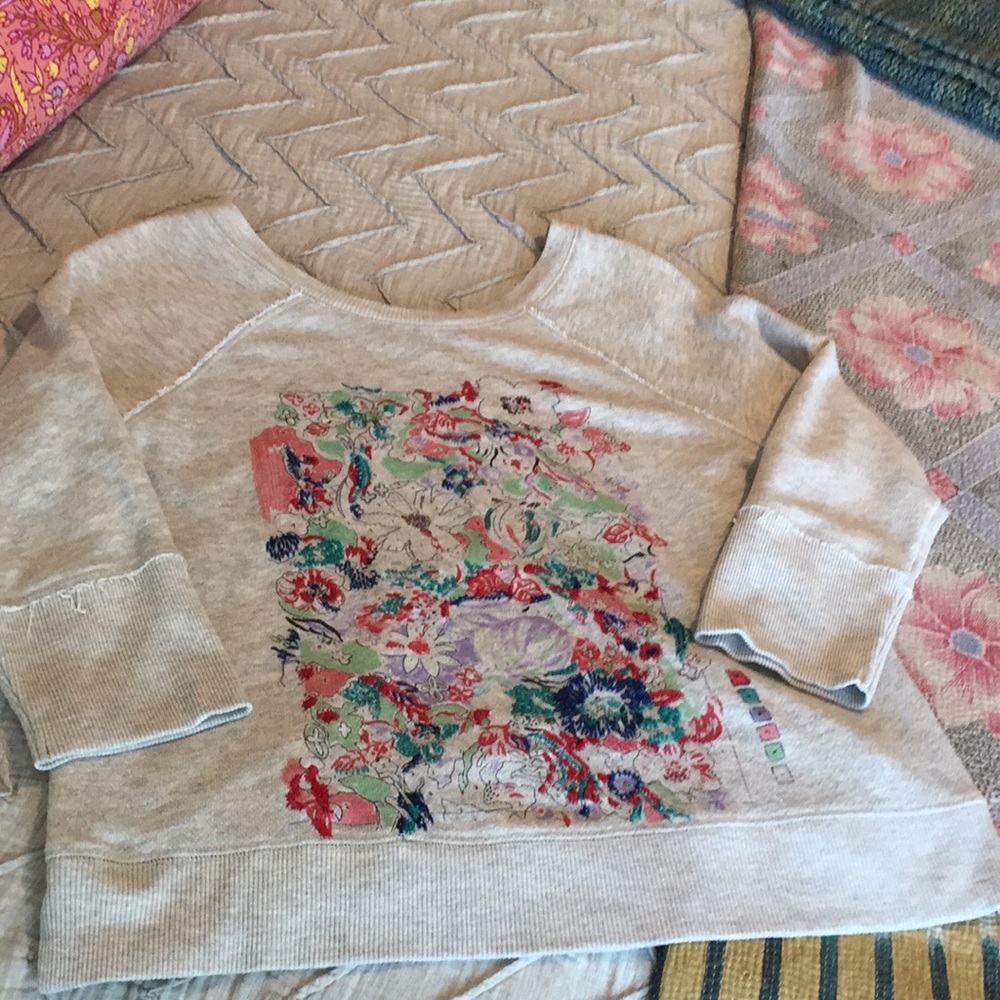 Anthro sweatshirt